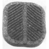 Накладка на педаль, педаль сцепления Metalcaucho 00411