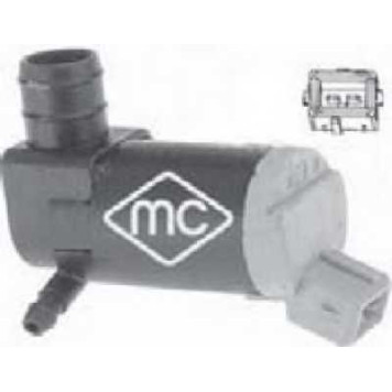 Водяной насос стеклоочистителя Metalcaucho 02068