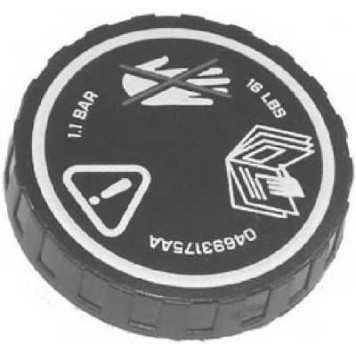 Крышка резервуара охлаждающей жидкости Metalcaucho 03767