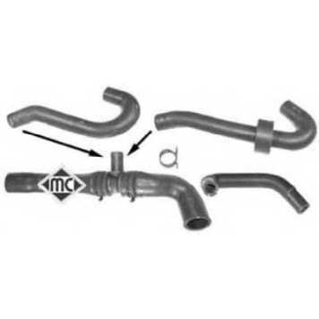 Шланг, теплообменник - отопление Metalcaucho 09314