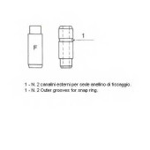 Направляющая втулка клапана METELLI 01-2547