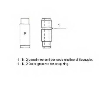 Направляющая втулка клапана METELLI 01-2547
