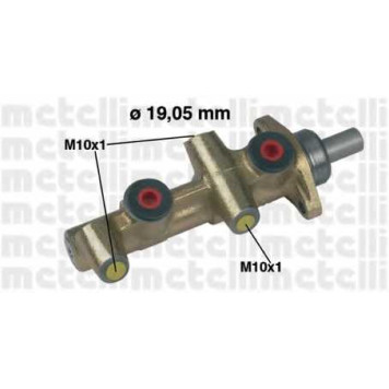 Главный тормозной цилиндр METELLI 05-0138