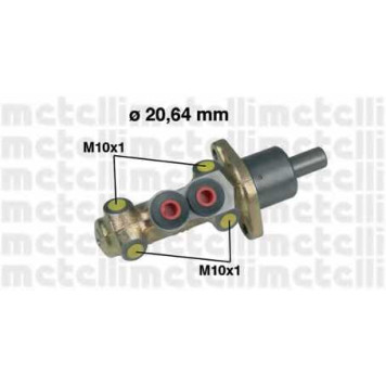 Главный тормозной цилиндр METELLI 05-0207