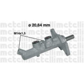 Главный тормозной цилиндр METELLI 05-0593