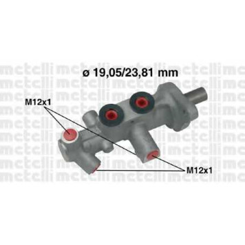 Главный тормозной цилиндр METELLI 05-0626