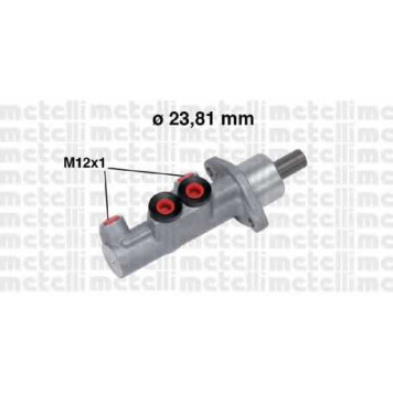 Главный тормозной цилиндр METELLI 05-0687