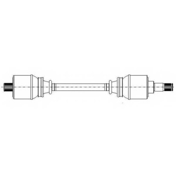 Приводной вал METELLI 17-0092