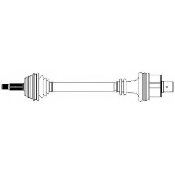 Приводной вал METELLI 17-0398