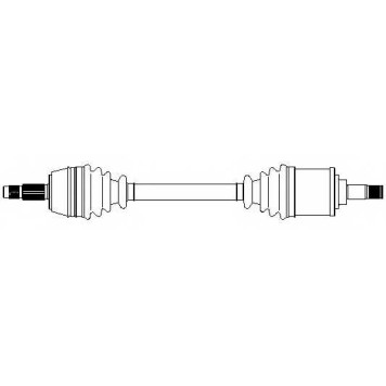 Приводной вал METELLI 17-0537