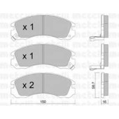 Колодки тормозные дисковые для CITROEN C-CROSSER / MITSUBISHI DIAMANTE, ECLIPSE, FTO, GALANT, L 200, L 400 / SPACE GEAR, LANCER, OUTLANDER, PAJERO, SIGMA, SPACE RUNNER, SPACE / PEUGEOT 4007 <b>METELLI 22-0134-0</b>