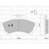 Колодки тормозные дисковые для MITSUBISHI CARISMA(DA#), SPACE STAR(DG#A) / VOLVO S40(VS), V40(VW) <b>METELLI 22-0216-0</b>