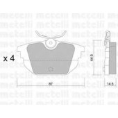 Колодки тормозные дисковые для FIAT BARCHETTA(183), COUPE(FA/175), MAREA(185), PUNTO(176) / LANCIA DEDRA(835), DELTA(836) <b>METELLI 22-0299-0</b>