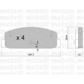 Колодки тормозные дисковые для MAZDA 323 F(BJ), 6(GG,GH,GY), 626(GF,GW), FAMILIA(BJ), PREMACY(CP) <b>METELLI 22-0302-1</b>