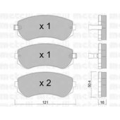 Колодки тормозные дисковые для NISSAN 240 SX, ALMERA(N15), PATROL GR(Y61) <b>METELLI 22-0304-0</b>