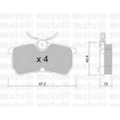 Колодки тормозные дисковые для FORD FIESTA(JD#,JH#), FOCUS(DAW,DBW,DFW,DNW) <b>METELLI 22-0317-0</b>