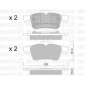 Колодки тормозные дисковые для MAZDA 3 / NISSAN PRIMERA / RENAULT ESPACE, LAGUNA, MEGANE, VEL SATIS <b>METELLI 22-0337-0</b>