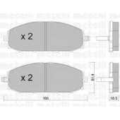 Колодки тормозные дисковые для NISSAN PATROL GR(Y61) <b>METELLI 22-0407-0</b>