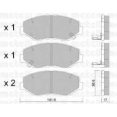 Колодки тормозные дисковые для HONDA CR(RD#) <b>METELLI 22-0606-0</b>