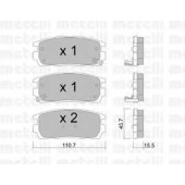 Колодки тормозные дисковые для CHEVROLET CAPTIVA(C100,C140) / OPEL ANTARA <b>METELLI 22-0779-0</b>