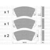 Колодки тормозные дисковые для CHEVROLET MALIBU(V300) / OPEL ASTRA GTC J, ASTRA, CASCADA(W13), INSIGNIA, ZAFIRA(P12) / SAAB 9-5(YS3G) <b>METELLI 22-0842-0</b>
