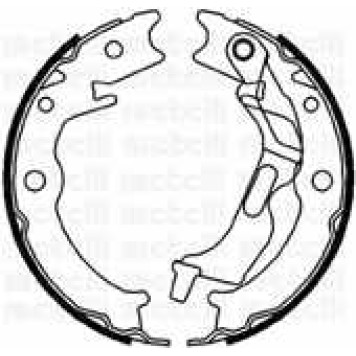 Комплект колодок стояночной тормозной системы METELLI 53-0052