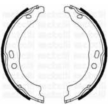 Комплект колодок стояночной тормозной системы METELLI 53-0094