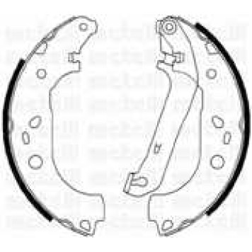 Комплект тормозных колодок для FORD FOCUS(DA#) <b>METELLI 53-0142</b>