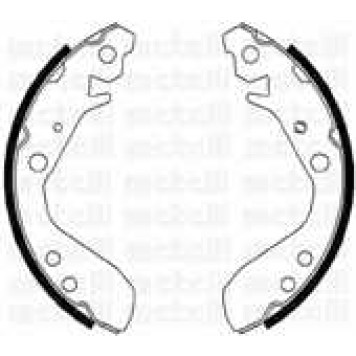 Комплект тормозных колодок для FORD TRANSIT CONNECT(P65#,P70#,P80#) / HONDA JAZZ(GD) <b>METELLI 53-0158</b>