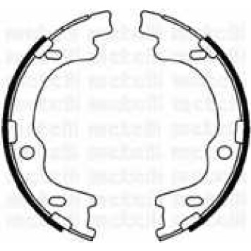 Комплект колодок стояночной тормозной системы METELLI 53-0185
