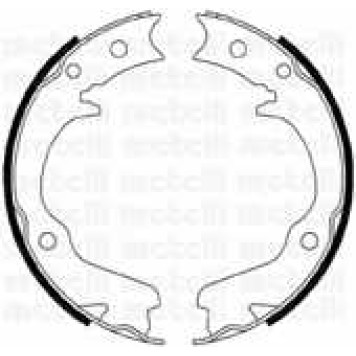 Комплект колодок стояночной тормозной системы METELLI 53-0386