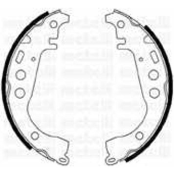 Комплект тормозных колодок для TOYOTA IQ(KGJ1#, KPJ1#, NGJ1#, NUJ1#), PLATZ(NCP1#), YARIS(#NCP2#, #NLP2#, NCP1#, NLP1#, SCP1#) <b>METELLI 53-0431</b>