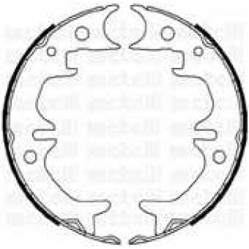 Комплект колодок стояночной тормозной системы METELLI 53-0444