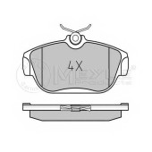 Колодки тормозные дисковые передний для VOLVO 740(744,745), 940(944,945), 960(964,965), S90, V90 <b>MEYLE 025 201 6418 / MBP0009</b>