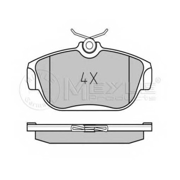 Колодки тормозные дисковые передний для VOLVO 740(744,745), 940(944,945), 960(964,965), S90, V90 <b>MEYLE 025 201 6418 / MBP0009</b>