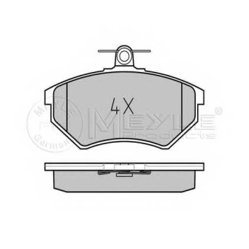 Колодки тормозные дисковые передний для VW CADDY(9K9A,9K9B), CORRADO(53I), GOLF(19E,1E7,1G1,1H1,1H5), PASSAT(35I,3A2,3A5), VENTO(1H2) <b>MEYLE 025 201 6819 / MBP0011</b>