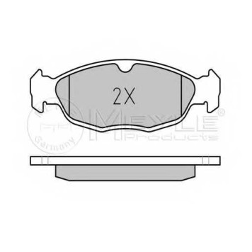Колодки тормозные дисковые передний для DAEWOO LANOS, LEMANS, NEXIA / OPEL ASTRA, COMBO, CORSA, TIGRA, VECTRA <b>MEYLE 025 205 4716 / MBP0021</b>-1
