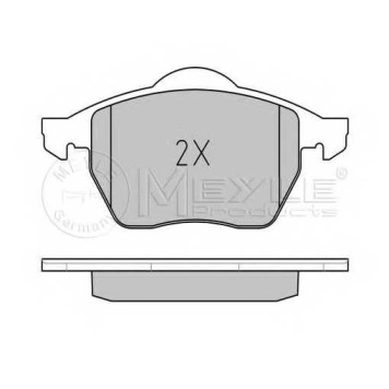 Колодки тормозные дисковые передний для AUDI 100(4A,C4), A6(4A,C4) <b>MEYLE 025 206 7619/W / MBP0031</b>-1