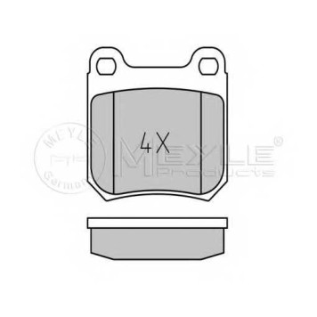 Колодки тормозные дисковые задний для OPEL OMEGA, SENATOR, VECTRA / SAAB 9-3, 9-5, 900 <b>MEYLE 025 210 5015 / MBP0068</b>