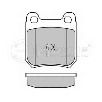 Колодки тормозные дисковые задний для OPEL OMEGA(16#,17#,19#,66#,67#) <b>MEYLE 025 210 5115 / MBP0069</b>