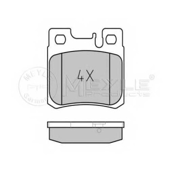 Колодки тормозные дисковые задний для MERCEDES , 190, C, CABRIOLET, COUPE, E, KOMBI, SL, SLK <b>MEYLE 025 211 9715 / MBP0091</b>
