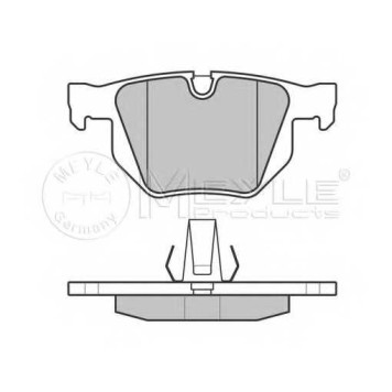 Колодки тормозные дисковые задний для BMW X5(E70,F15,F85), X6(E71,E72) <b>MEYLE 025 212 8217 / MBP0105</b>-1