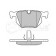 Колодки тормозные дисковые задний для BMW X5(E70,F15,F85), X6(E71,E72) <b>MEYLE 025 212 8217 / MBP0105</b>