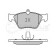 Колодки тормозные дисковые передний для OPEL CALIBRA(85#), OMEGA(21#, 22#, 23#, 25#, 26#, 27#), VECTRA(86#, 87#, 88#, 89#) / SAAB 900 <b>MEYLE 025 214 1117 / MBP0125</b>