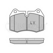 Колодки тормозные дисковые передний для BMW 7(E38), 8(E31) <b>MEYLE 025 214 7118 / MBP0139</b>