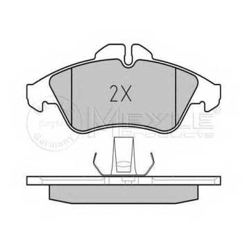 Колодки тормозные дисковые передний для MERCEDES SPRINTER(901, 902, 903, 904), V(638/2), VITO(638) / VW LT(2, 2DA, 2DB, 2DC, 2DD, 2DE, 2DF, 2DH, 2DK) <b>MEYLE 025 215 7620 / MBP0158</b>
