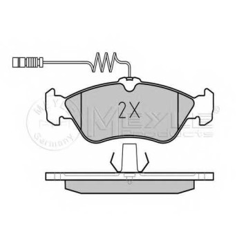 Колодки тормозные дисковые задний для MERCEDES G(W460, W461, W463), SPRINTER(901, 902, 903, 904) / VW LT(2, 2DA, 2DB, 2DC, 2DD, 2DE, 2DF, 2DH, 2DK) <b>MEYLE 025 215 9218 / MBP0159</b>