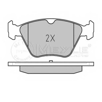 Колодки тормозные дисковые передний для CHRYSLER CROSSFIRE / MERCEDES CLK(A208,C208), E(S210,W210), S(W220), SLK(R170) <b>MEYLE 025 216 7020 / MBP0178</b>-1