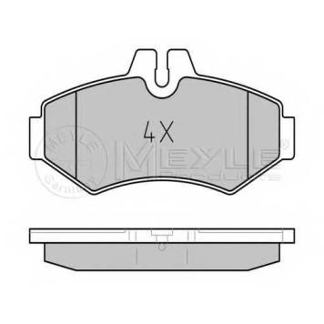 Колодки тормозные дисковые задний для MERCEDES G(W461, W463), SPRINTER(901, 902, 903, 904, 909) / VW LT(2, 2DA, 2DB, 2DC, 2DD, 2DE, 2DF, 2DH, 2DK) <b>MEYLE 025 230 2118 / MBP0246</b>