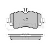 Колодки тормозные дисковые передний для MERCEDES A(W168) <b>MEYLE 025 230 7016 / MBP0251</b>